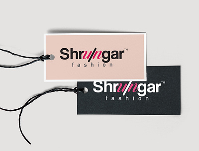 Fashion clothing brand’s tags designed for shrungar fashion ads branding design graphic design india instagram post logo real estate