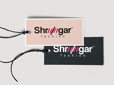 Fashion clothing brand’s tags designed for shrungar fashion