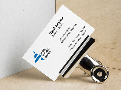 Business Card designed for 4 Matic Techno Group