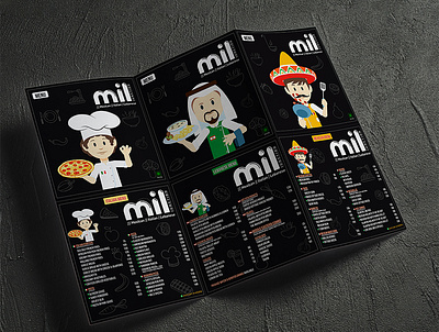 Food Menu designed for mil junction ads branding business card cafe design food food truck graphic design illustration instagram post logo logo design product design social media marketing social media post vising card