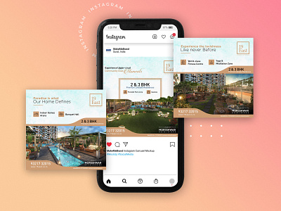 Instagram Post Design banner design designing digital media graphic design india instagram instagram post post poster real estate social media social media marketing social media post surat