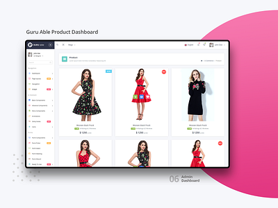 Guru Able Product Dashboard : 06 2018 trends admin dashboard admin design admin panel admin template analytics chart angularjs bootstrap 4 branding design product product branding ui ui ux design uidesign ux