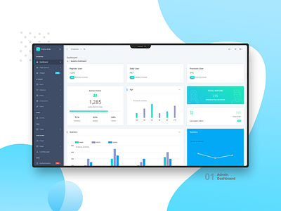 Datta Able Analytics Dashboard : 01