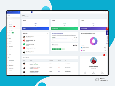Project Page:  Flash Able Admin Dashboard