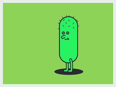 Mr Prick 🌵 cactus character design fun illustration