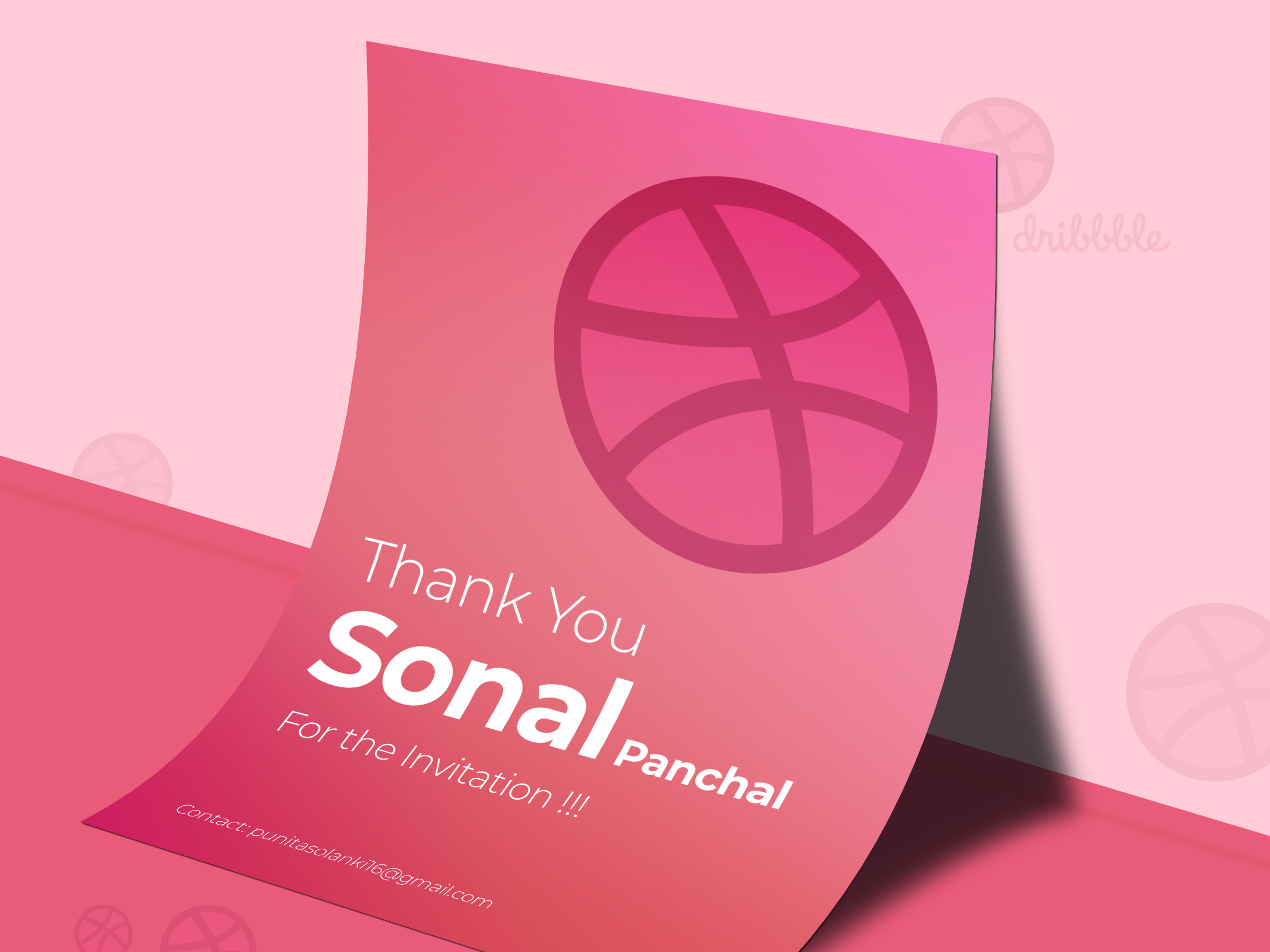 Thank You Banner Design By Punita Solanki On Dribbble