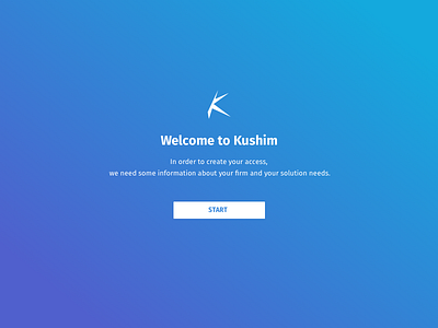 Welcome Page - Kushim