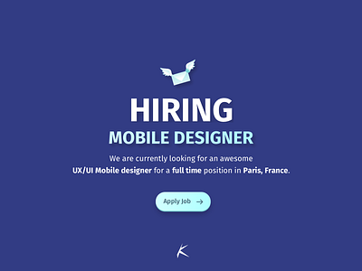 We're hiring a Mobile Designer! 👩‍🚀