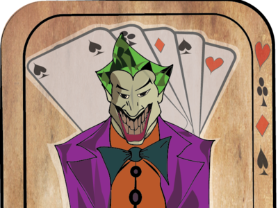 Playing card Joker by Cristian Carvajal on Dribbble