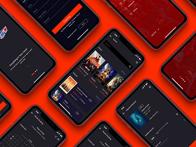 Moont Cinema - logo and app design