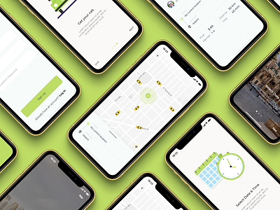 CAB - Taxi app UI/UX design