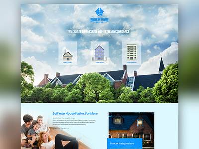 Real estate web design.