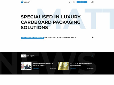 Groep Matthys version 1 branding clean design front end design web design wordpress