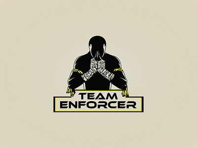 Team Enforcer Logo branding fight club fighting icon illustration logo logo design vector