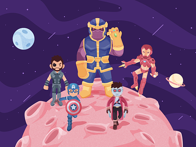 Infinity War character illustration infinity war marvel space super hero