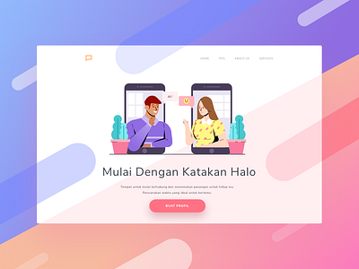 Dating App Landing Page