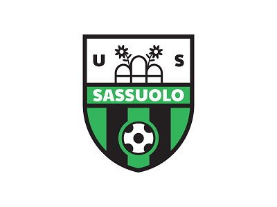 US Sassuolo Crest Redesign badge football football badge football club football crest football design gimpscape gimpscapeid inkscape logo us sassuolo