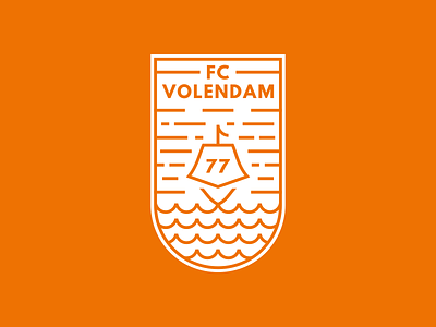 FC Volendam Crest Redesign badge design fc volendam football football badges football club football crest football design gimpscape gimpscapeid inkscape