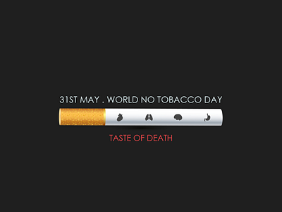 WORLDS NO TOBACCO DAY branding design flat graphicdesign illustraor illustration vector