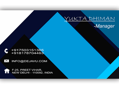 Visiting Card back