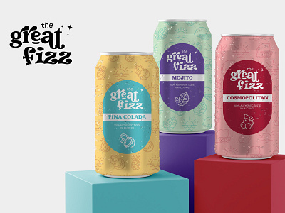 The Great Fizz - Mocktails Branding