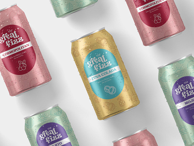 The Great Fizz - Mocktails Branding