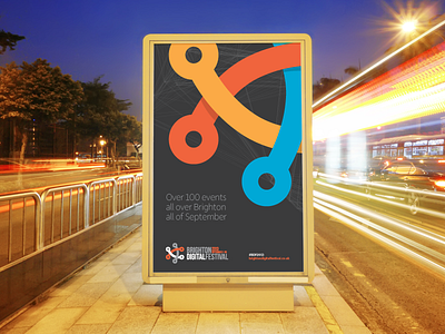 Brighton Digital Festival Poster by Studio Kidd on Dribbble