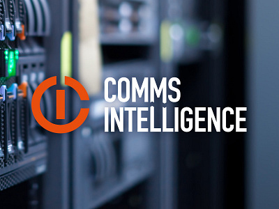 Comms Intel Logo 800x600 branding identity logo orange technology