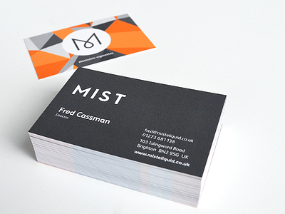 Mist Business Cards