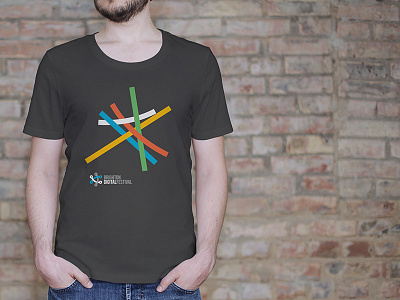 Tshirt proposal for Brighton Digital Festival 2014 bdf brighton digital festival colour tshirt