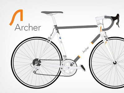 Archer Bike archer bikes classic cycling logo monogram