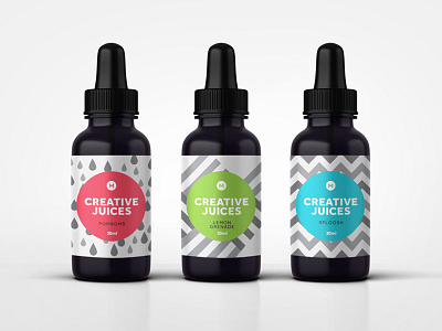 Mist Creative Juices bottles creative juices mist pattern