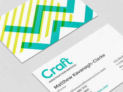 Craft Business Card branding builder building business card