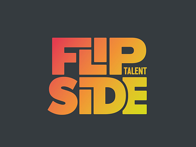 FlipSide logo - simpler flipside logo talent wip