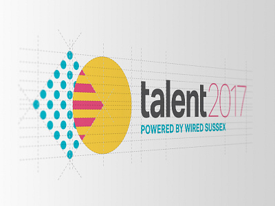 Talent2017 Logo Grid brand geometry grid logo talent2017 wired sussex