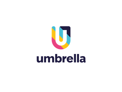 U Concept concept logo u umbrella