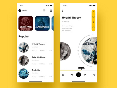 music app concept music music app music player