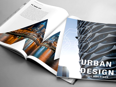 Urban Design - Publication booklet communication design magazine design photography print print design publication design type