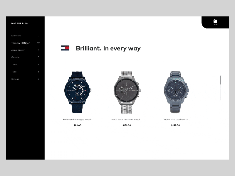 Watch Shop Concept