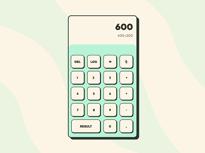 DailyUI 004 - Calculator