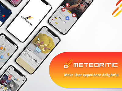 Meteoritic 🚀 Animation delights for your app 👌 animation app design developement illustration microinteraction mobile app design tools ux web