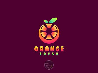 Orange logo art brand branding color colorful design flat graphic design illustration logo orange ui