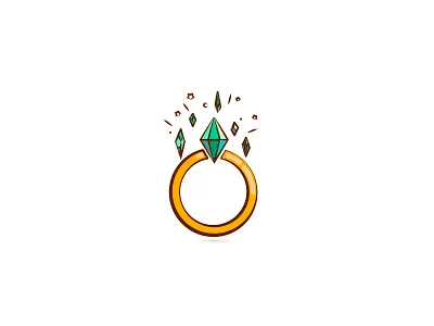 Magic Ring 1day1page art criticalrole d20 dnd drawing dungeonsanddragons fantasy game gems gold illustration magic ring rpg vector