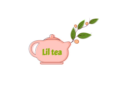 It's Time for Tea art design dribbble drink flat flower food green icon illustration illustrator logo relax tea teapot vector налиль