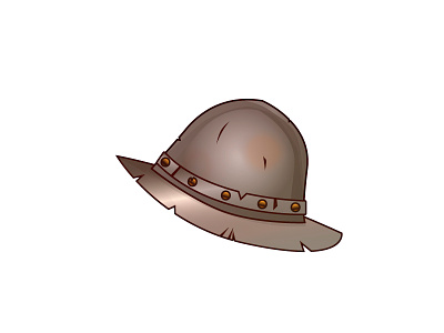 Morion Helmet 1day1page art conquistador criticalrole d20 dnd drawing dribbble dungeonsanddragons fantasy game illustration illustrator metal roleplaying rpg vector