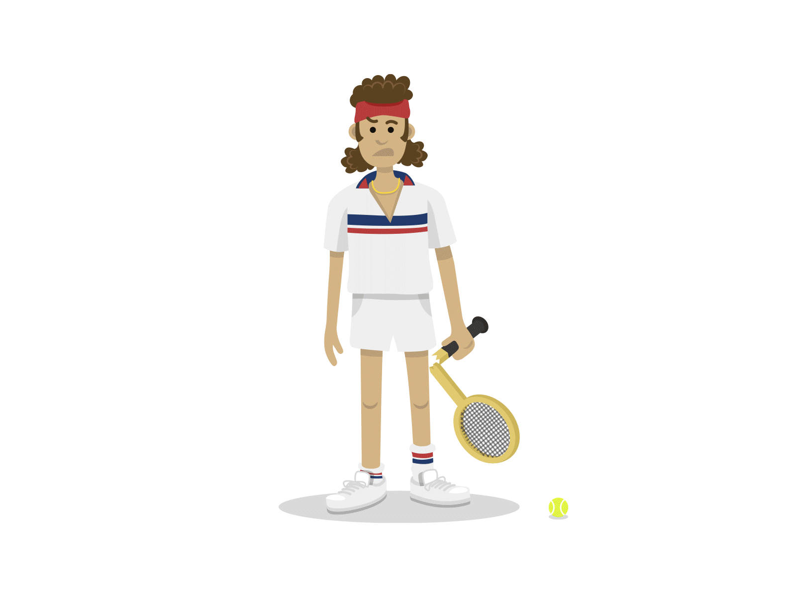 Wimbledon Characters adobe illustrator character design illustration vector wimbledon