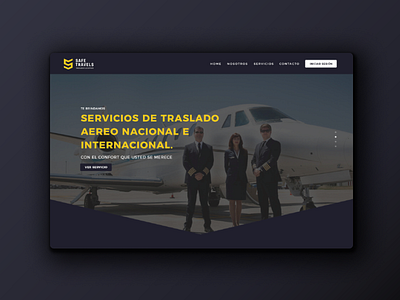 Safe Travels | Webdesign Concept security services travel travels web webdesign