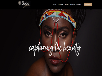 Studio Glamour design logo photoshop typography ui ux web website