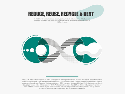 Reduce, reuse, recycle & RENT | Pitchdeck Illustration illustration infographic pitchdeck