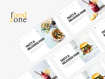 Restaurant Landing Page Mockup